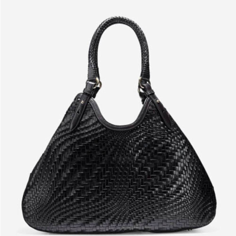 Cole Haan Genevieve black shoulder bag.